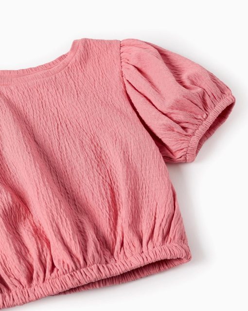 ZIPPY Μπλούζα crop top κορίτσι 31071004030 Ροζ ανοιχτό - Image 3