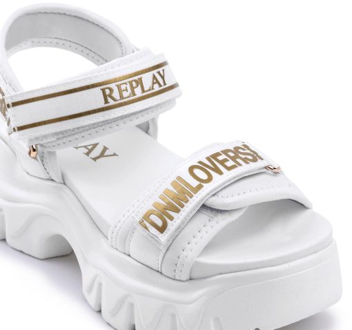REPLAY SANDAL JUNIOR GIRL JUYCE JR 2 JP140002T-0070 ΛΕΥΚΟ - Image 4