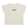 GUESS Crop top με λογότυπο J4BI34J1314-G9L9 Mπεζ