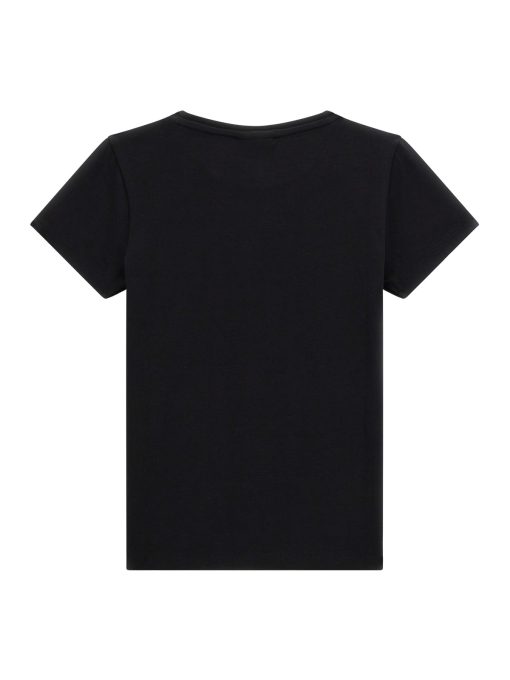 GUESS T-shirt με λογότυπο με στρας J4RI49J1314-JBLK Μαύρο - Image 2