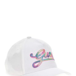 GUESS Καπέλο baseball J5GZ39WO08O-G012 Λευκό