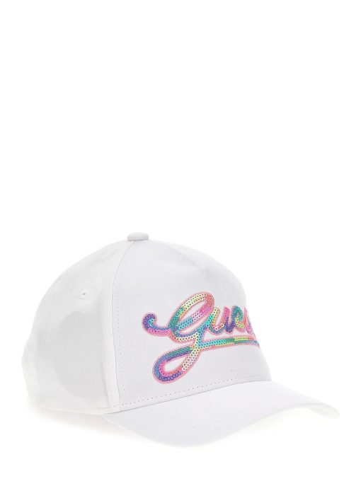 GUESS Καπέλο baseball J5GZ39WO08O-G012 Λευκό