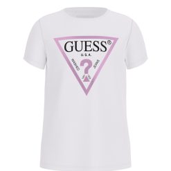 GUESS T-shirt με λογότυπο J73I56K8HM0-G011 Λευκό
