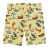GUESS Jogger σορτς με στάμπα all over N5GD05KA6R4-PG21 Kίτρινο