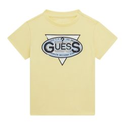 GUESS T-shirt με λογότυπο μπροστά N5GI01K8HM4-G282 Kίτρινο