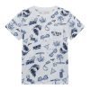 GUESS T-shirt με στάμπα all over N5GI02K8HM4-P06W Λευκό