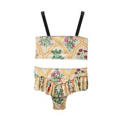 T6447 EDEN GARDEN ROMANTIC FLORAL BIKINI KID