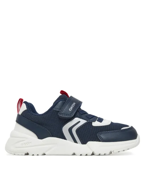 GEOX SNEAKER JUNOR BOY J LOFTUS A J55MQB 01454 C0735 ΜΠΛΕ