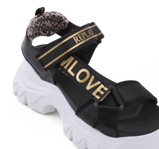 REPLAY SANDAL JUNIOR GIRL JUYCE JR 1 JP140001T-0006 ΜΑΥΡO - Image 3