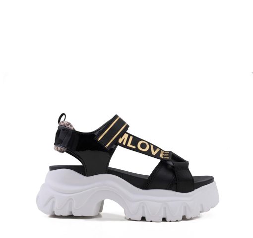 REPLAY SANDAL JUNIOR GIRL JUYCE JR 1 JP140001T-0006 ΜΑΥΡO
