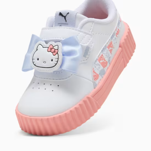 PUMA BABY GIRL CARINA HELLO KITTY 3.0 401421 01 ΛΕΥΚΟ - Image 6