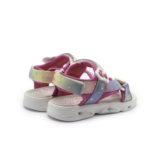 ALLEGRIA SANDAL JUNIOR GIRL LIGHTS 103295915 ΦΟΥΞΙΑ - Image 3