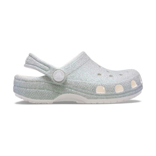 CROCS CLOGS CLASIC T GIRL Iridescent Glitter 210985-100 ΛΕΥΚΟ - Image 2