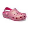 CROCS CLOGS CLASIC T GIRL Iridescent Glitter 210986-6ZQ ΦΟΥΞΙΑ