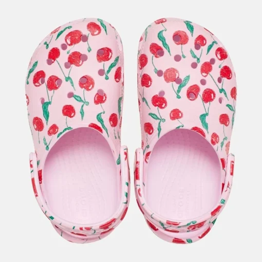 CROCS CLOGS CLASIC T GIRL FRESH FRUITS 211170-6ZW ΡΟΖ - Image 3