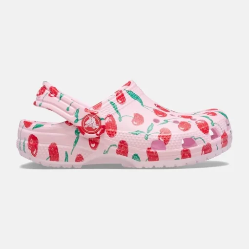 CROCS CLOGS CLASIC T GIRL FRESH FRUITS 211170-6ZW ΡΟΖ - Image 4