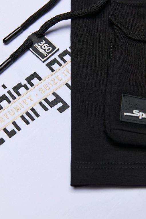 SPRINT Παιδικό σετ junior αγόρι 251-3015-100 Λευκό - Image 3
