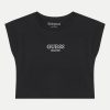 GUESS Παιδικό crop top κορίτσι J4BI34J1314-JBLK Mαύρο