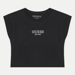GUESS Παιδικό crop top κορίτσι J4BI34J1314-JBLK Mαύρο