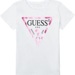 GUESS T-shirt με λογότυπο J73I56K8HM0-G011 Λευκό