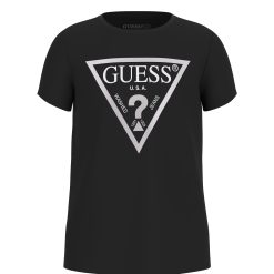 GUESS T-shirt με λογότυπο J73I56K8HM0-JBLK Μαύρο