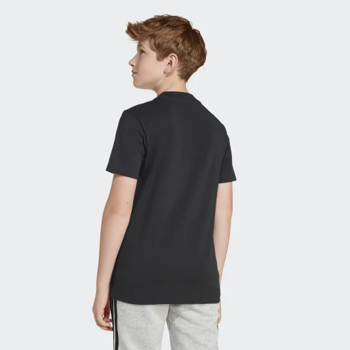 ADIDAS JUNIOR UNISEX ΚΟΝΤΟΜΑΝΙΚΗ ΜΠΛΟΥΖΑ JC9660 ΜΑΥΡΟ - Image 4