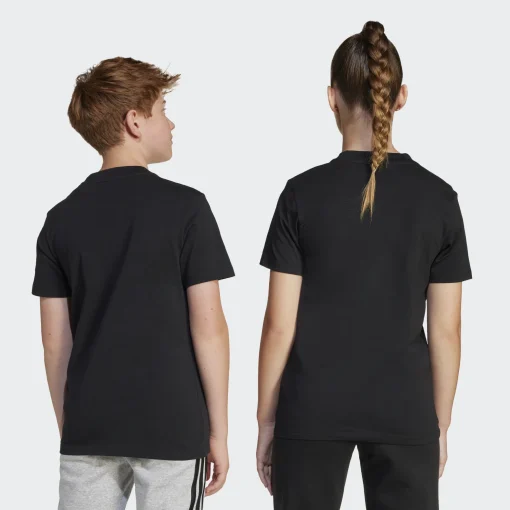 ADIDAS JUNIOR UNISEX ΚΟΝΤΟΜΑΝΙΚΗ ΜΠΛΟΥΖΑ JC9660 ΜΑΥΡΟ - Image 6