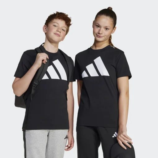 ADIDAS JUNIOR UNISEX ΚΟΝΤΟΜΑΝΙΚΗ ΜΠΛΟΥΖΑ JC9660 ΜΑΥΡΟ - Image 7