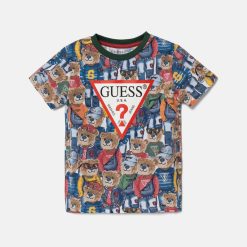 GUESS T-shirt με σχέδιο αγόρι N5RI14K8HM4-P0EE Πολύχρωμο