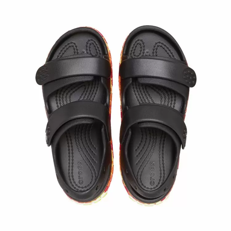 CROCS SANDAL GIRL Crocband Cruiser Flames Sndl T 211269-001 ΜΑΥΡΟ - Image 4