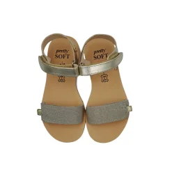 Alternative view of PRETTY SOFT SANDAL JUNIOR GIRL 1544 ΠΛΑΤΙΝΑ