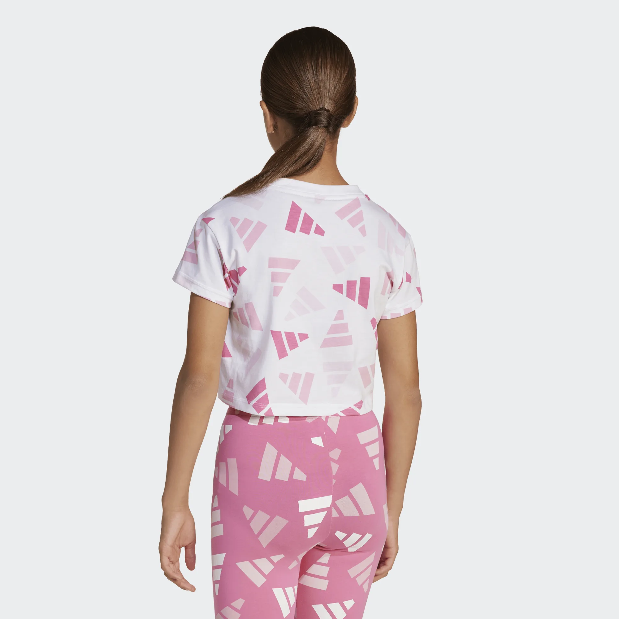 ADIDAS JUNIOR GIRL ΚΟΝΤΟΜΑΝΙΚΗ ΜΠΛΟΥΖΑ JC7710 ΛΕΥΚΟ - Image 4