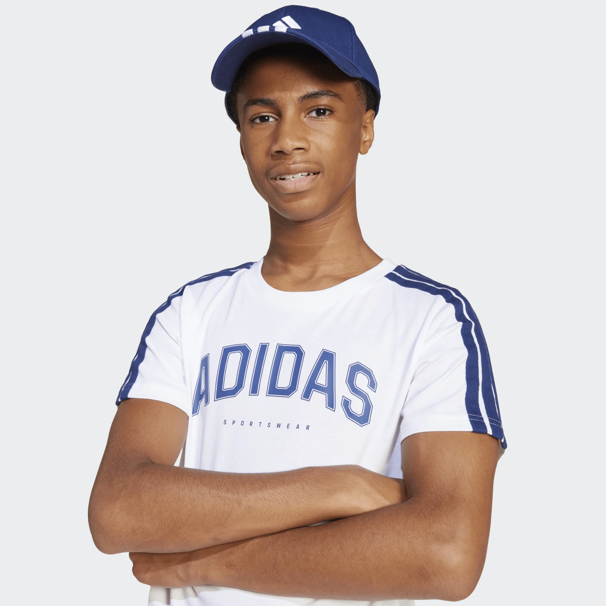 ADIDAS JUNIOR UNISEX ΚΟΝΤΟΜΑΝΙΚΗ ΜΠΛΟΥΖΑ JI6674 ΛΕΥΚΟ - Image 7