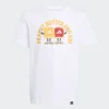 ADIDAS JUNIOR UNISEX ΚΟΝΤΟΜΑΝΙΚΗ ΜΠΛΟΥΖΑ JV5248 ΛΕΥΚΟ