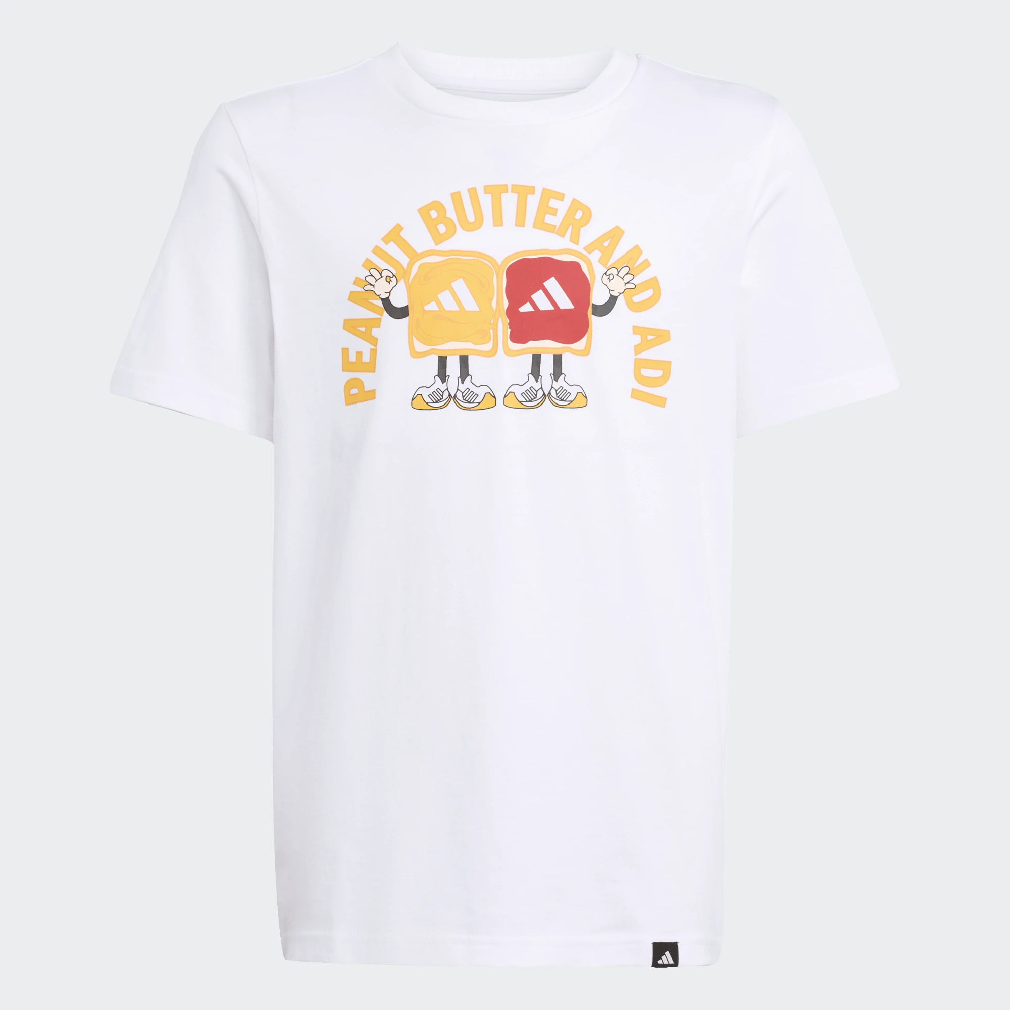 ADIDAS JUNIOR UNISEX ΚΟΝΤΟΜΑΝΙΚΗ ΜΠΛΟΥΖΑ JV5248 ΛΕΥΚΟ