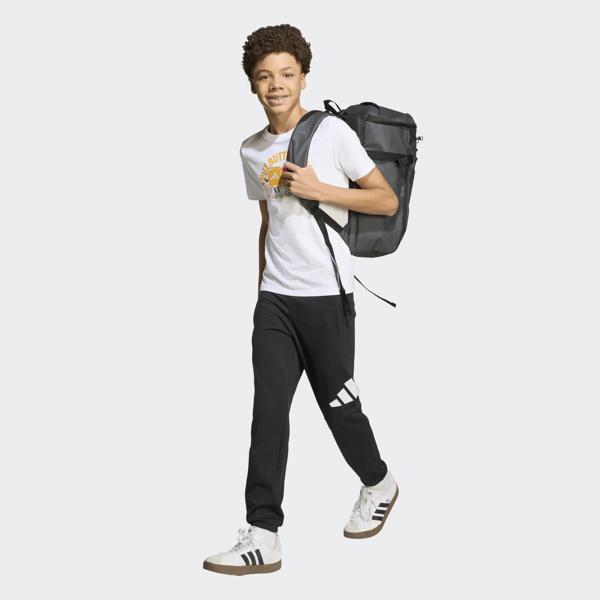 ADIDAS JUNIOR UNISEX ΚΟΝΤΟΜΑΝΙΚΗ ΜΠΛΟΥΖΑ JV5248 ΛΕΥΚΟ - Image 5