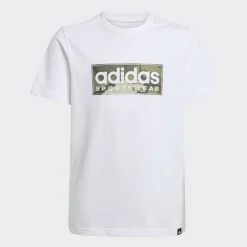 ADIDAS JUNIOR UNISEX ΚΟΝΤΟΜΑΝΙΚΗ ΜΠΛΟΥΖΑ JX6871 ΛΕΥΚΟ