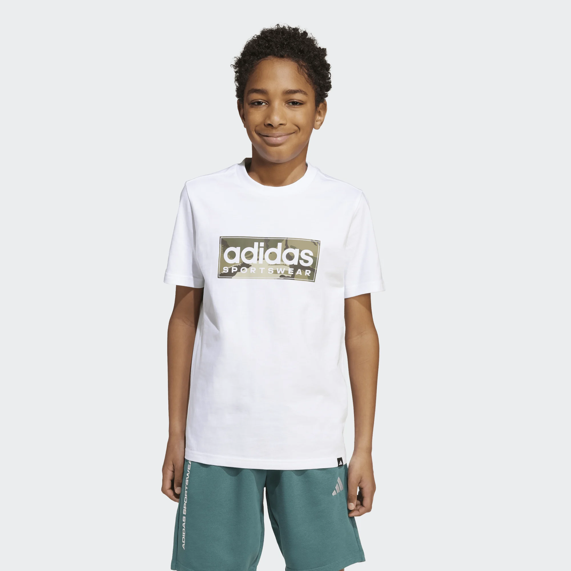 ADIDAS JUNIOR UNISEX ΚΟΝΤΟΜΑΝΙΚΗ ΜΠΛΟΥΖΑ JX6871 ΛΕΥΚΟ - Image 3