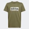 ADIDAS JUNIOR UNISEX ΚΟΝΤΟΜΑΝΙΚΗ ΜΠΛΟΥΖΑ JX6872 XAKI