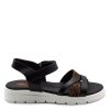 ABY SANDAL JUNIOR GIRL 571 ΜΑΥΡΟ