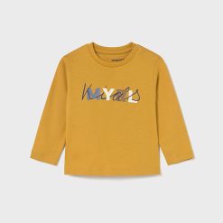 MAYORAL Μπλούζα μακρυμάνικη basic μωρό 15-00108-028 Μουσταρδί