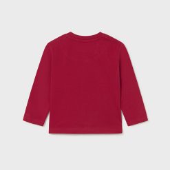 Alternative view of MAYORAL Μπλούζα μακρυμάνικη basic μωρό 15-00108-030 Κόκκινο