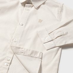 Alternative view of MAYORAL Πουκάμισο μακρυμάνικο μωρό 15-00124-042 Μπεζ ανοιχτό