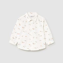 MAYORAL Πουκάμισο μωρό 15-02107-088 Γαλάζιο αυτοκίνητα