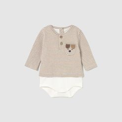 MAYORAL Κορμάκι Νεογέννητο 15-02728-035 Μπεζ σκούρο