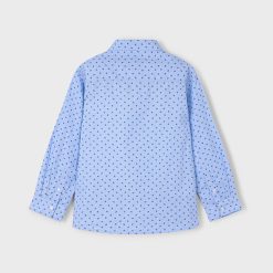 Alternative view of MAYORAL Πουκάμισο αγόρι 15-04129-038 Γαλάζιο