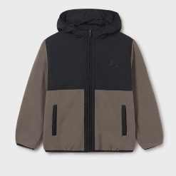 MAYORAL Μπουφάν αγόρι 15-07413-093 Μαύρο-Γκριζοπράσινο