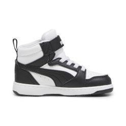 PUMA INFANT UNISEX REBOUND V6 MID 396542 01 ΜΑΥΡΟ/ΛΕΥΚΟ