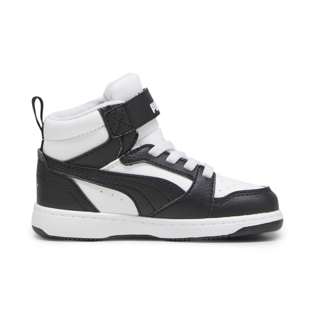 PUMA INFANT UNISEX REBOUND V6 MID 396542 01 ΜΑΥΡΟ/ΛΕΥΚΟ