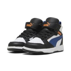 Alternative view of PUMA INFANT BOY REBOUND V6 MID 396542 31 ΜΑΥΡΟ/ΛΕΥΚΟ